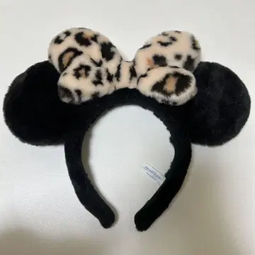 미니 레오파드 무늬 머리띠