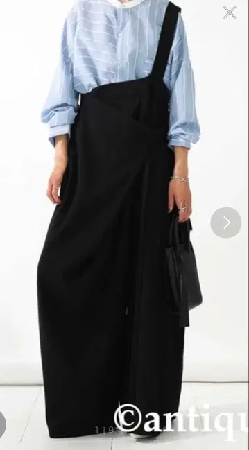 블랙 살로펫 오버롤