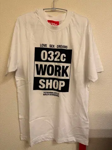 032c WORK SHOP 티셔츠 M 사이즈 화이트