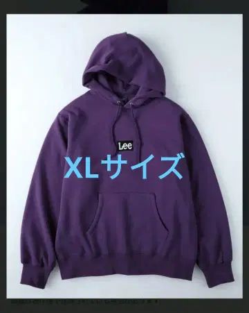 Right-on Lee 속기모 샤기 후드티 퍼플 XL 보라색