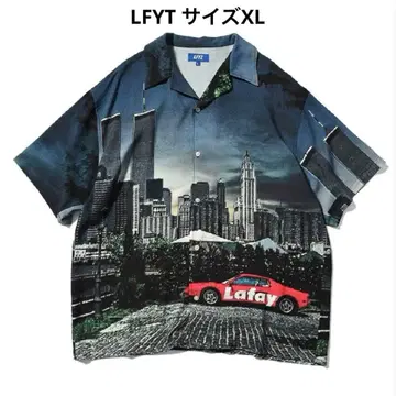 LFYT CITYSCAPE ALLOVER 셔츠 사이즈 XL