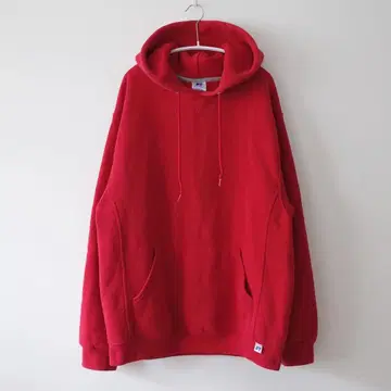 00's RUSSELL ATHLETIC 후드 맨투맨 레드 빨간색 M