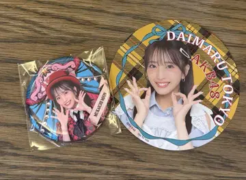 AKB48 무카이치 미온 다이마루 도쿄점 대 의상전 캔 배지 코스터