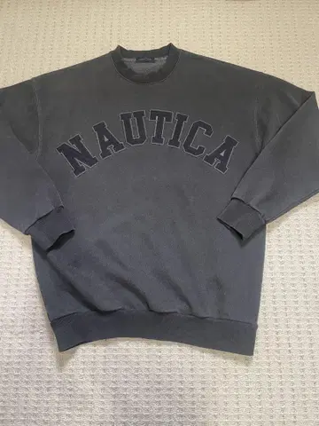 NAUTICA 그레이 맨투맨 M