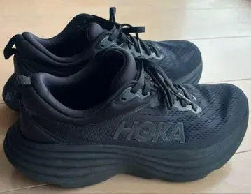 [ 새상품급 ] HOKA BONDAI 8 호카 본다이 블랙 스니커즈