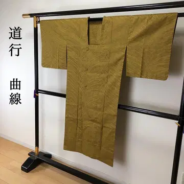 SK-111 도행 코트 일본 의류 코트 순수 실크 곡선 새상품급