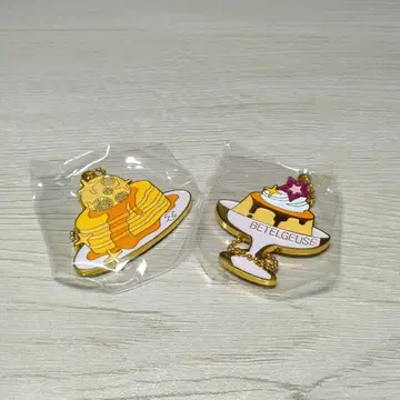 보름달 커피점 메탈 키링 2개 세트