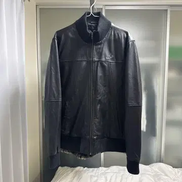 초레어 TRUE RELIGION 가죽 자켓 트루 릴리전 M 블랙