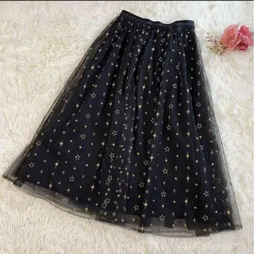 새상품급 JILLSTUART 스타 튤 레이스 스커트 S 사이즈