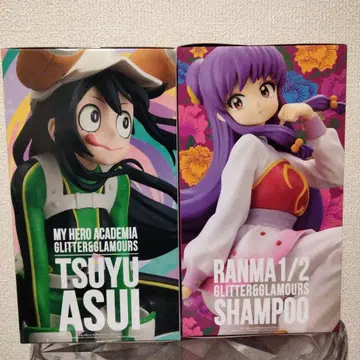 나의 히어로 아카데미아 TSUYU ASUI & 란마 1/2 샴푸 피규어