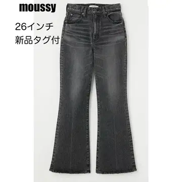 [택 포함 미사용] MOUSSY MVS BLACK FLARE 26인치