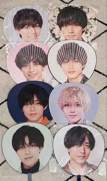 King & Prince 나가세 렌 부채 8종 세트