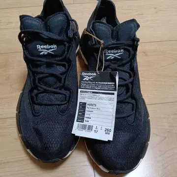 Reebok H00075 블랙 스니커즈 260mm