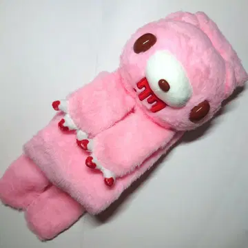 그루미 머플러 핑크 복슬복슬