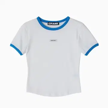 CRANK CREW NECK RINGER TOP