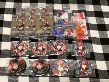 Roselia 리사 캔뱃지 아크릴 스탠드 명찰 Weiss Schwarz