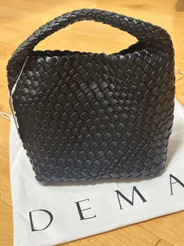 경량 럭셔리 DEMAR 블랙 뜨개질 백 미니 파우치 포함