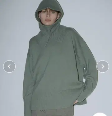 clane WIDE KNIT TOPS BALACLAVA SET