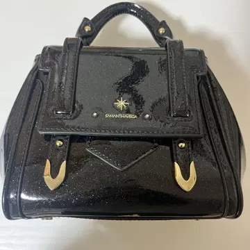 SAMANTHAVEGA 블랙 숄더백