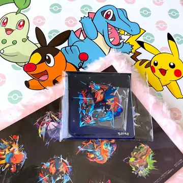 포켓몬 레전즈 ZA 아크릴 코스터 스티커 메가 리자몽X 특전