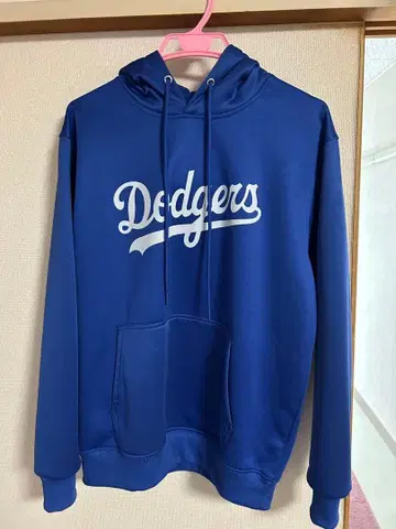 Dodgers 후드 부착 후드티 파랑