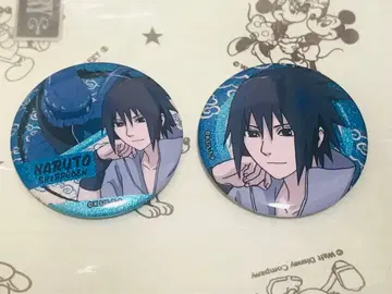 NARUTO 사스케 글리터 캔뱃지 잠시 휴식 2개