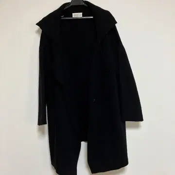 블랙 롱 코트
