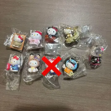 지역 한정 키티 마스코트 8개 묶음 판매