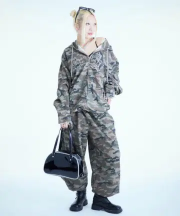 맨투맨 셋업 sedacle 세다클 카모플라쥬 카모플라 패턴
