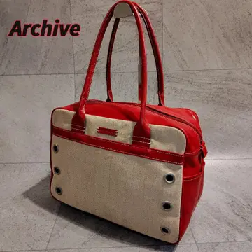 archive y2k 00s canvas bag miniboston