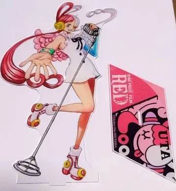 ONEPIECE 우타 아크릴 MEGA 피규어 아크릴 스탠드