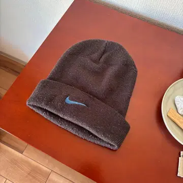 90s archive beanie blue swosh 니트 모자 BS06