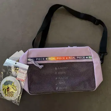 리얼 피스 숄더백 키링 포함