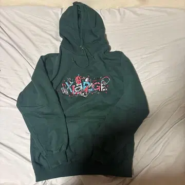 XLARGE 그래픽 후드티 M 사이즈 다크 그린