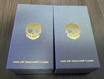 Swarovski 스컬 목걸이 2개 세트