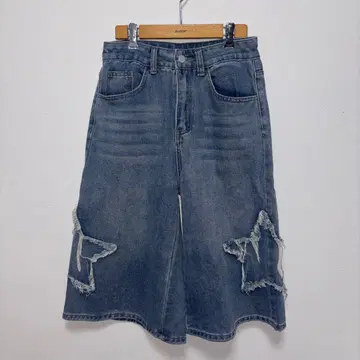 하프 팬츠 청바지