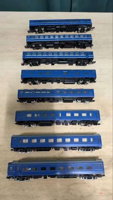 24계, 12계, 14계 여객차 8량 세트