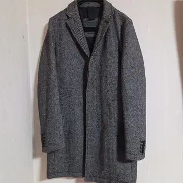 ZARA MAN 체스터 코트 M 그레이 계열