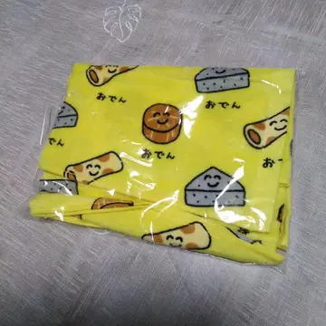 편의점 그림 씨 프린트 페이스 타월 오뎅 레어