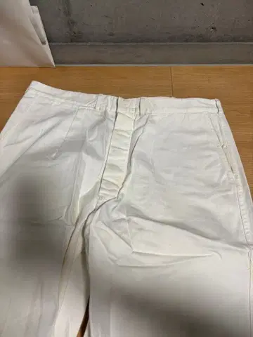 카고 팬츠 화이트