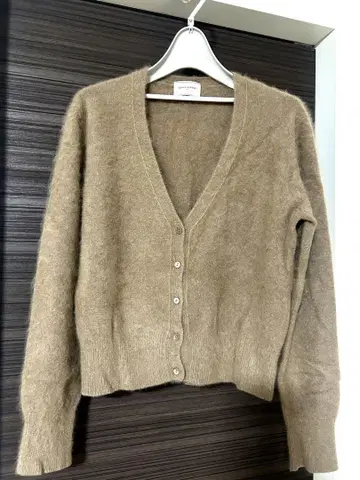 UNITED ARROWS 베이지 V넥 가디건