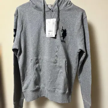 US.POLO ASSN. 후드티 그레이 택 포함 미사용 새상품