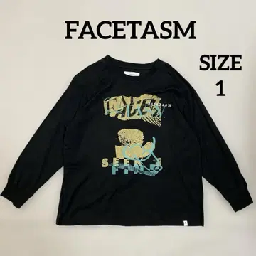 FACETASM 파세타즘 롱 T 사이즈 1 블랙