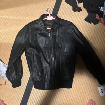 gingiss 블랙 가죽 자켓 M