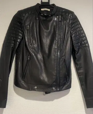 J BRAND 가죽 라이더 자켓