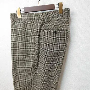 바나나리퍼블릭 건클럽 체크 울라이크 슬랙스 size32R