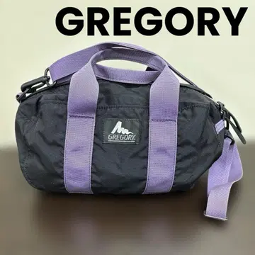 그레고리 포니백 미니 보스턴 블랙 퍼플 2way