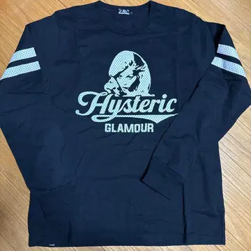 [ 새상품급 ] Hysteric Glamour 블랙 긴팔 티셔츠 L