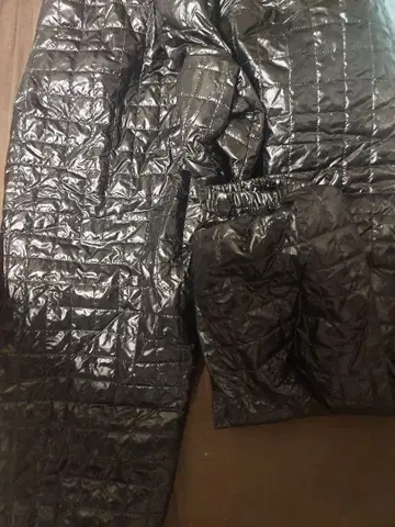 이쿠미 퀼팅 팬츠 블랙