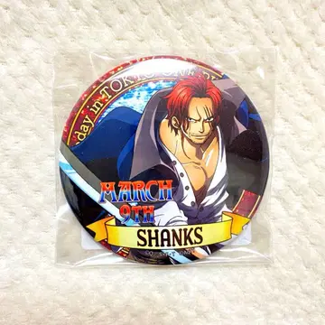 샹크스 도쿄 원피스 타워 벌스데이 캔뱃지 ONE PIECE